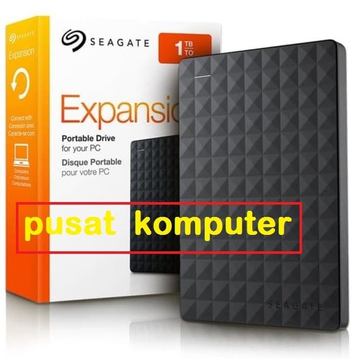 Hardisk HDD EX External 1TB 1000GB Merek SEAGATE SIMPAN DATA ORIGINAL