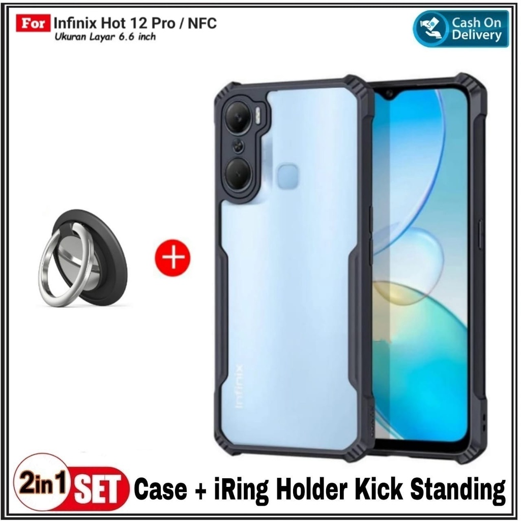 Case Infinix Note 11 NFC 11s 11 Pro 10 Pro NFC 8i 7 LITE HOT 12 PRO , 12 PRO NFC 11s 10s 10 7 8 9 PLAY S4 Smart 6 5 3 PLUS Hard Soft Fusion Armor Shockprooft TPU HD Trasnparan Acrylic Casing Cover PROMO BISA COD DI ROMAN ACC
