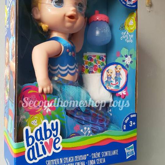 baby alive shimmer and splash mermaid