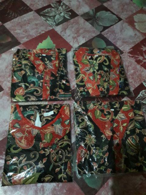 Sarimbit Keluarga/ Family Batik Rok N Blus Wanita Alena Gentong Hitam