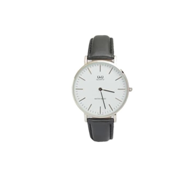 Sale 7.7 Jam Tangan Pria Classic Casual Leather Analog Original Q&amp;Q QnQ QQ Q974