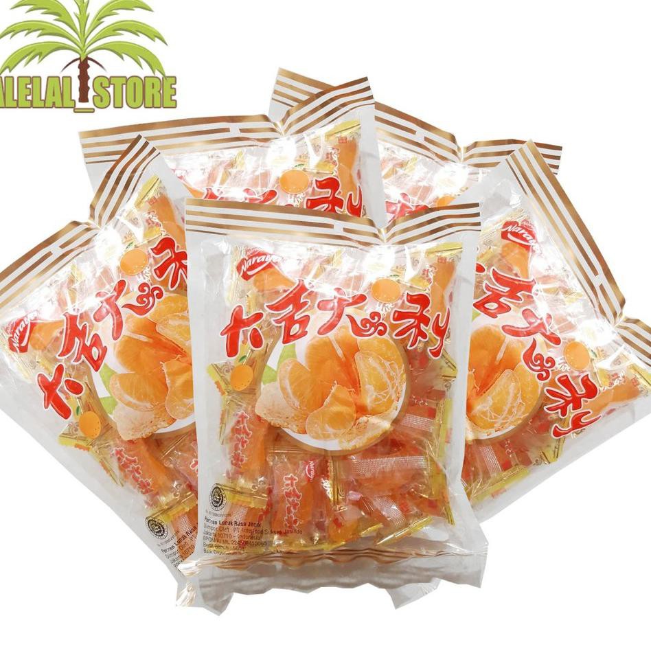 

2021✔ Naraya Jelly Orange 500gr / Jelly Jeruk / Permen Jelly / NARAYA JELLY ORANGE MANDARIN CANDY