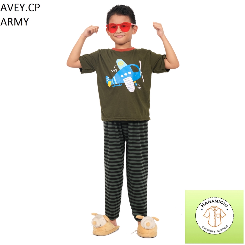 Hanamichi AVEY.CP Baju Tidur Anak Lengan Pendek Bergambar