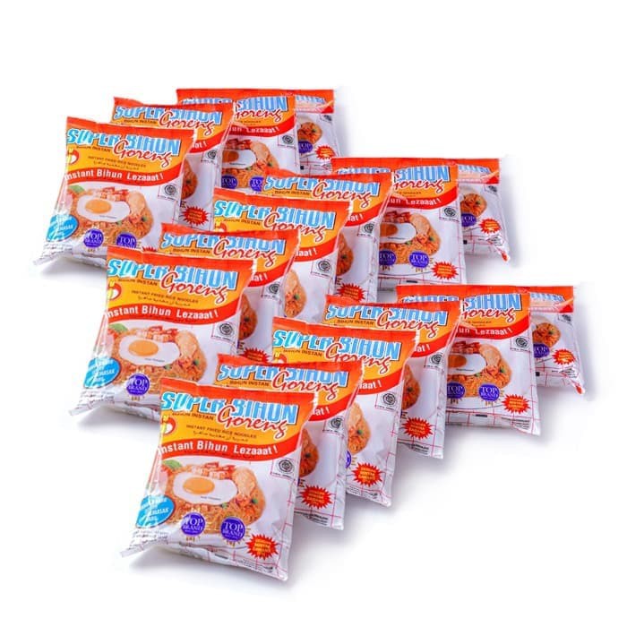 Paket H - Super Bihun Goreng Cap Atoom Bulan / Atom Bulan (16 pcs)