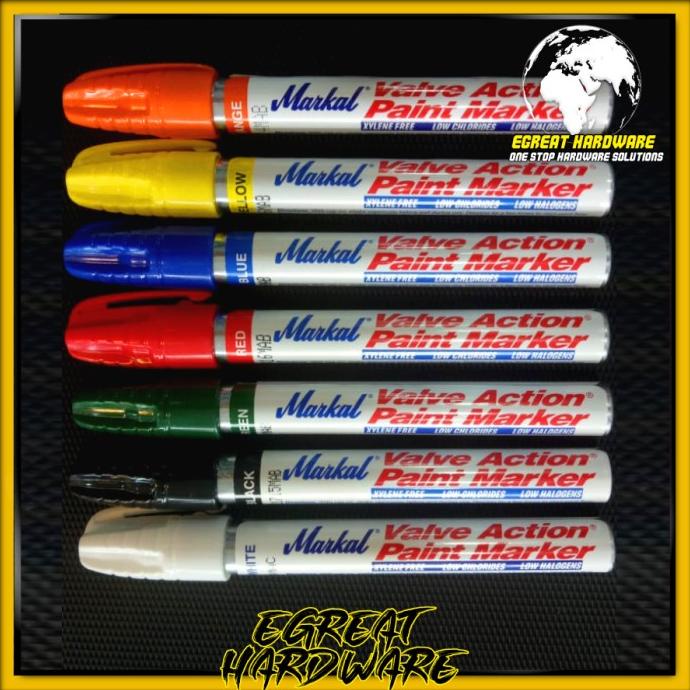 

(BISA COD) Spidol Marking Permanen Paint Marker industri Markal Valve Action TERBARU Kode 1372