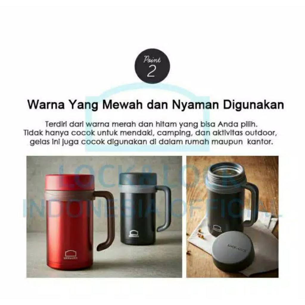 [Lock n Lock] Table Mug Hot &amp; Cool 500ml