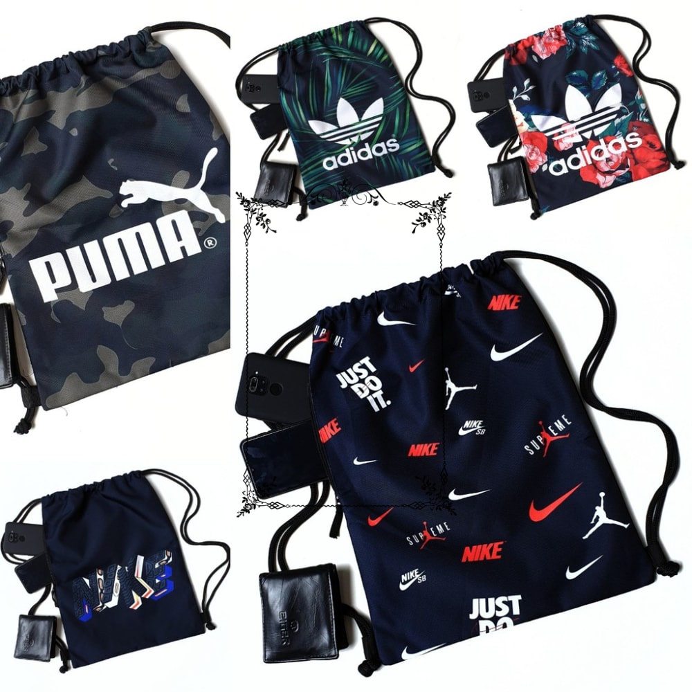 Murah Tas Serut Gymsack String Bag Tas Futsal Sepak Bola Olahraga Keren