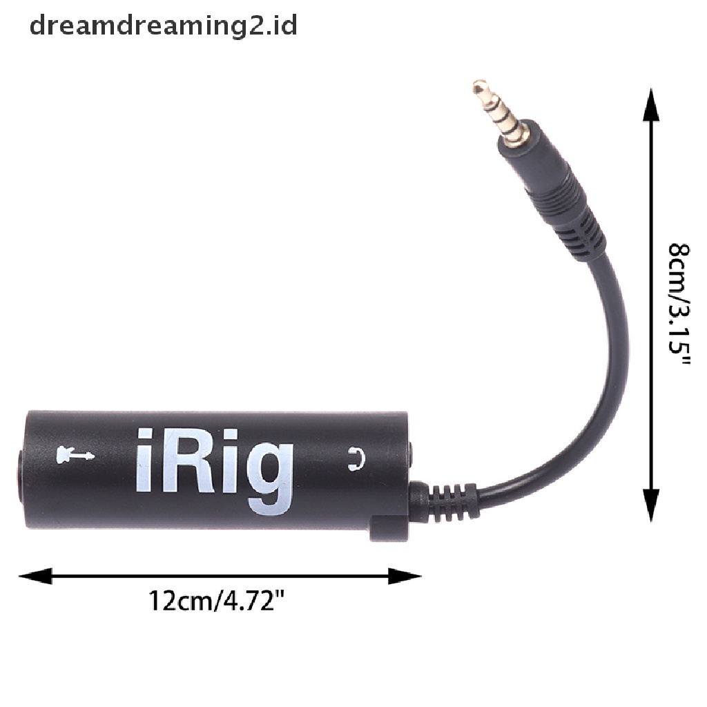 (Hot Style You Like) Adaptor Converter Efek Gitar Irig Pengganti Dengan Interface Handphone