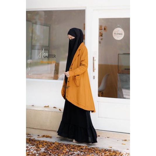 HEA OUTER KHUMAIRA SYARI BLAZER AKHWAT OUTER KEKINIAN