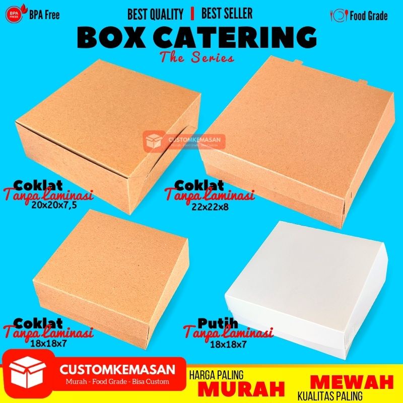 Dus Catering / Box Nasi / Kemasan Ayam Bakar / Box Catering / Lunch Box / Dus Nasi / Kemasan Box