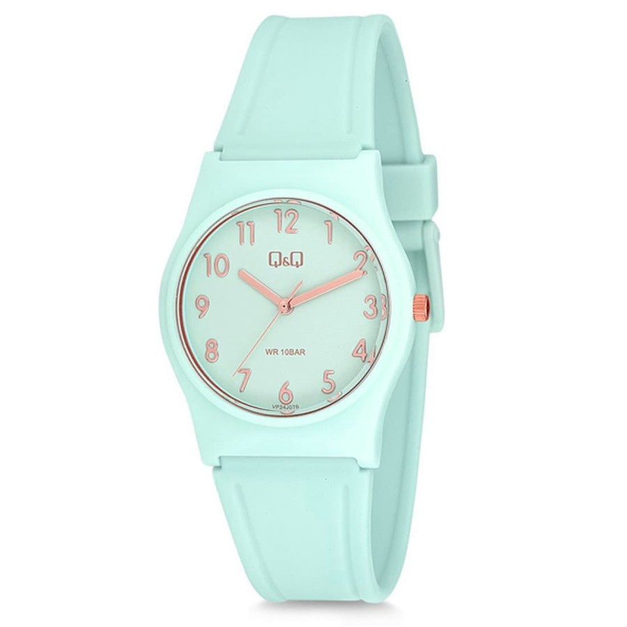 SALE Jam Tangan Wanita Casual Rubber Analog Original Q&amp;Q QNQ QQ VP34 VP34J Series