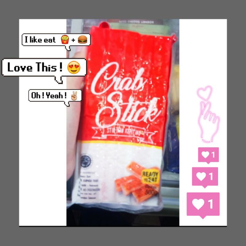 

FROZEN CRAB STICK MURAH READY EAT (siap makan)