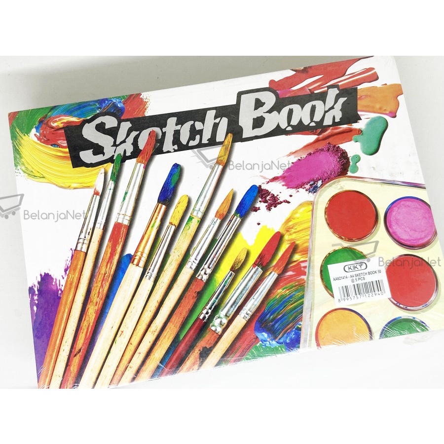 Kiky Sketchbook | Buku Gambar | Buku Sketsa Ukuran A4