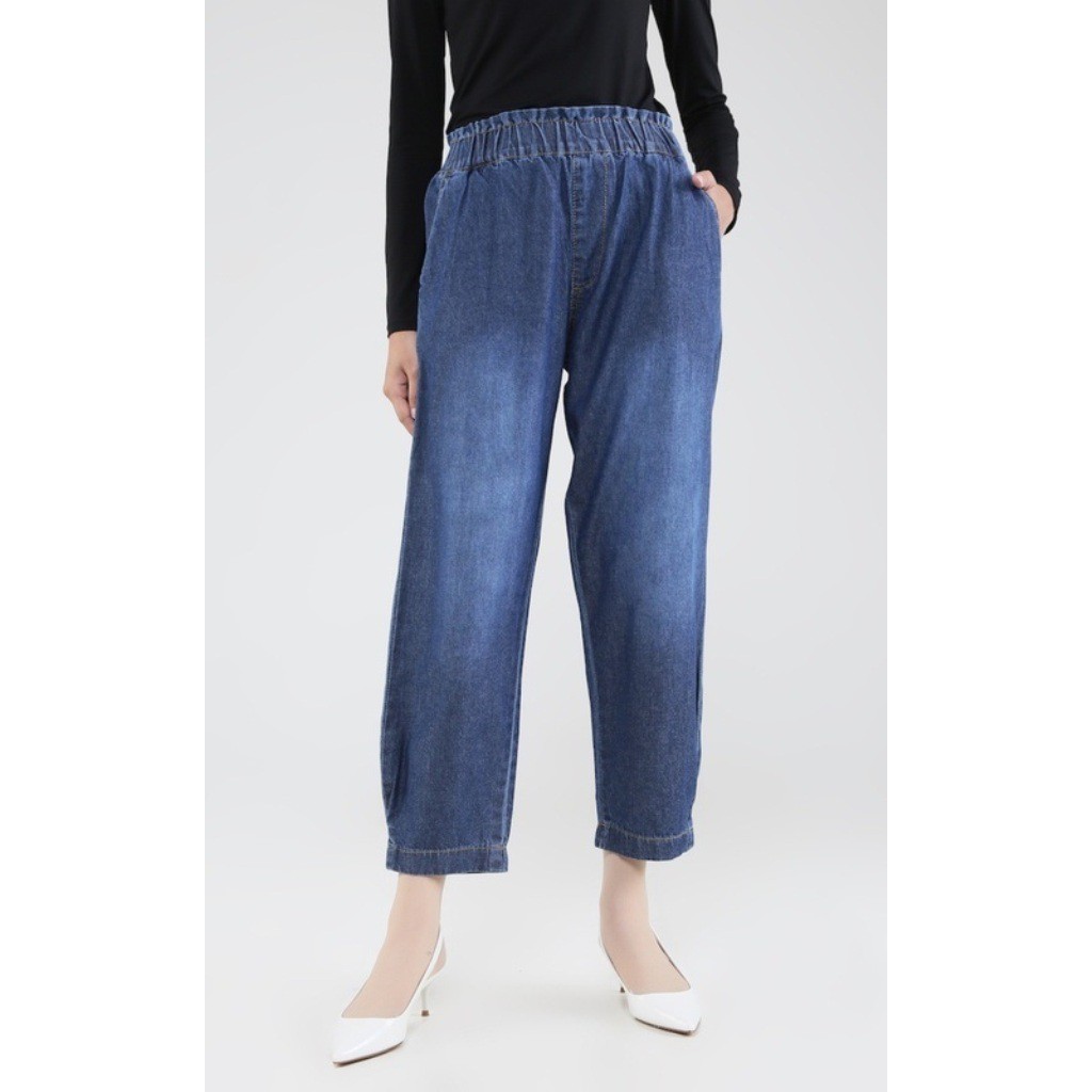 Bawahan Muslim Wanita celana Jeans Baggy ZAHRA SIGNATURE Bawahan Muslim Wanita celana Jeans Baggy ZAHRA SIGNATURE