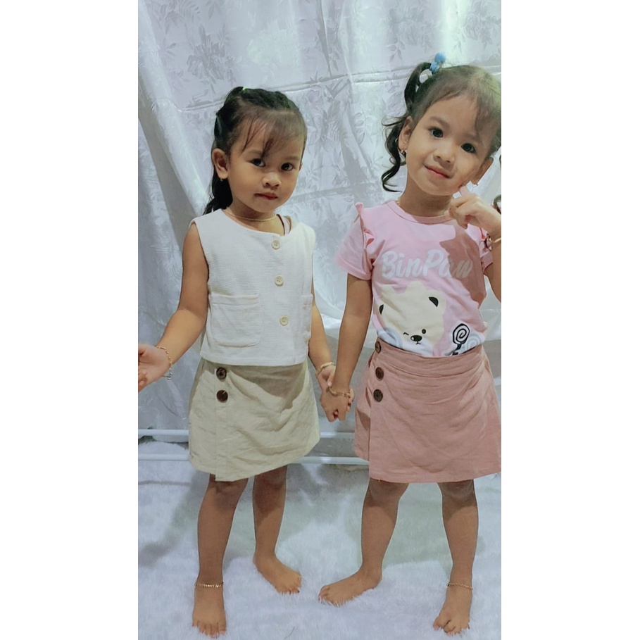 ROCELA ROK CELANA ANAK USIA 1-6THN BAHAN LINEN ENJELIN PREMIUM