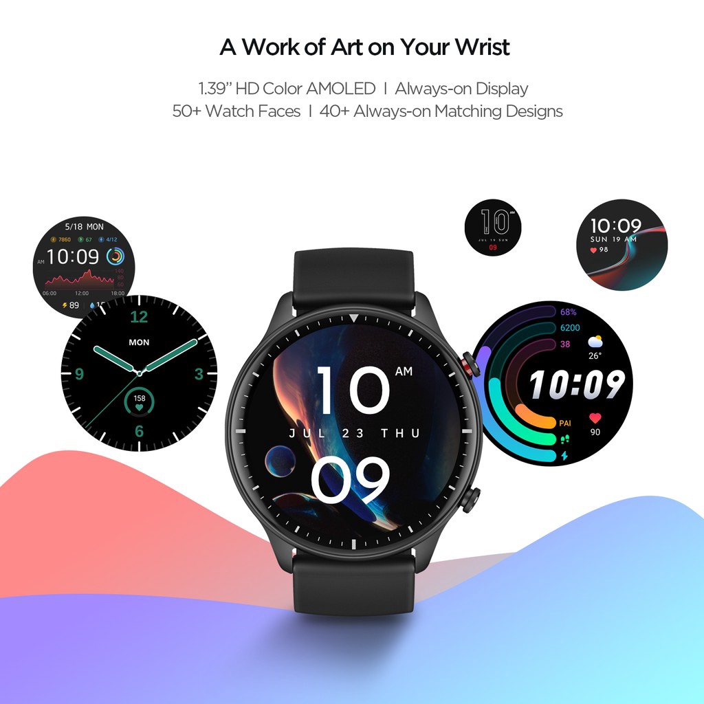 Amazfit GTR 2 Fitness Smartwatch | International Version (Garansi Resmi 1 Tahun)