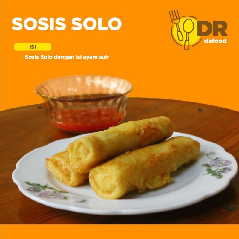 

Sosis Solo Isi Ayam Suwir (FROZEN)