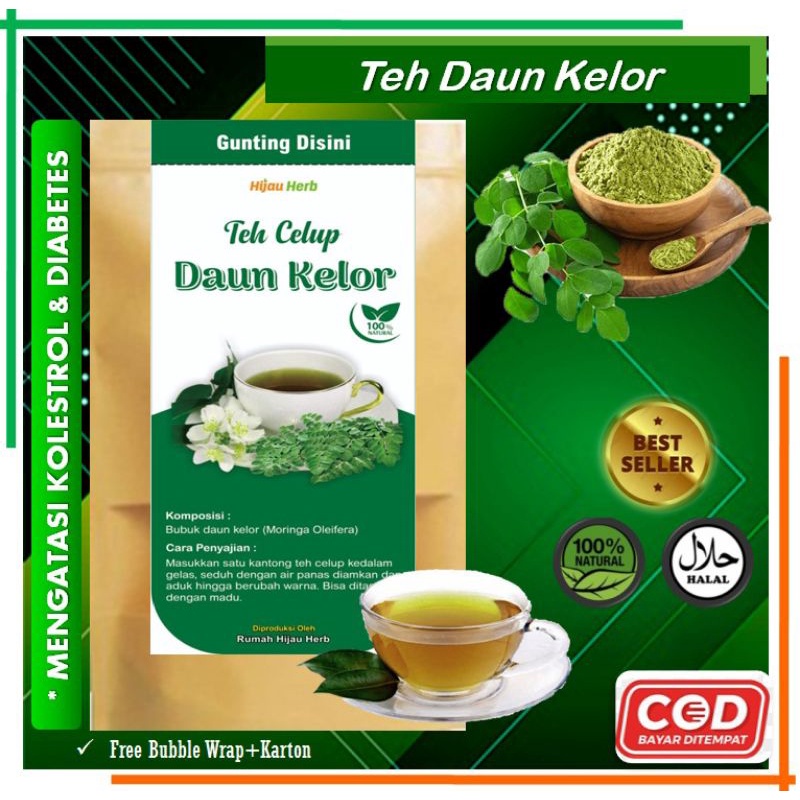 

Teh daun kelor original