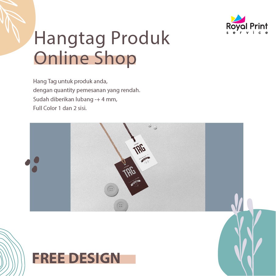 Hangtag pakaian /hangtag custom/hangtag Hijab/Hangtag onlineshop/hampers/hangtag produk