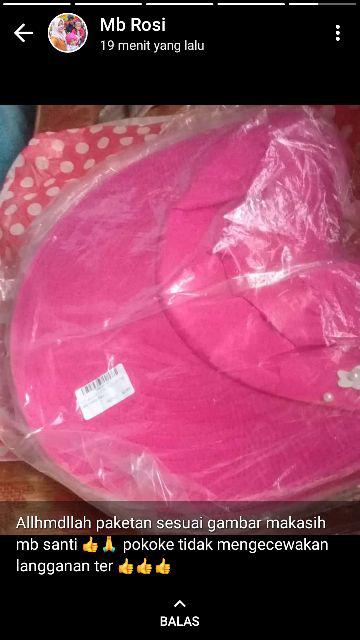 Topi Lipat Wanita Pelindung Sinar Uv Anti Uv Untuk Outdoor / Pantai