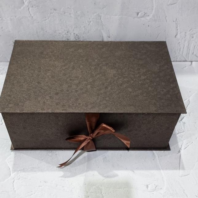

➦ HARDBOX 32x20x12 / GIFT BOX / BOX HAMPERS / KOTAK KADO / BOX SESERAHAN - BROWN ✹