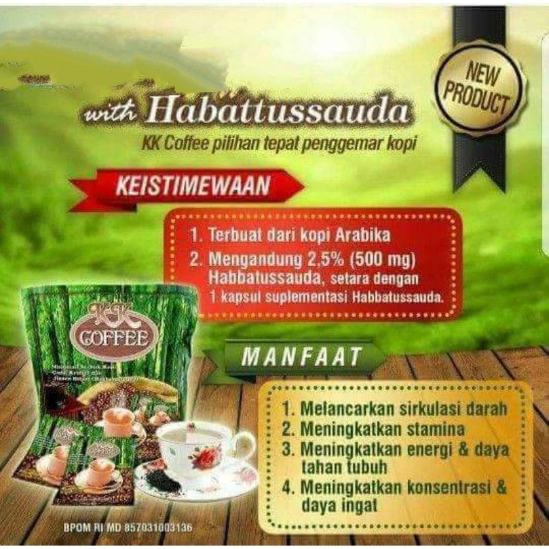 

KOPI HABATTUSSAUDA/KOPI KESEHATAN