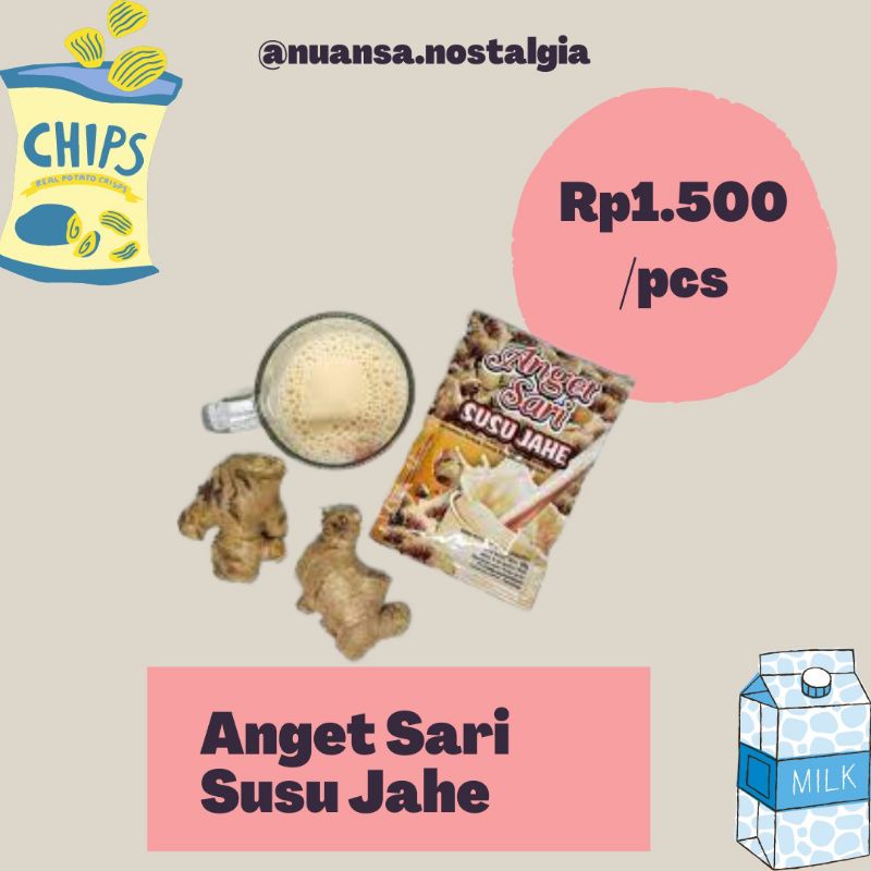 

TERMURAH! Anget Sari Susu Jahe Sachet