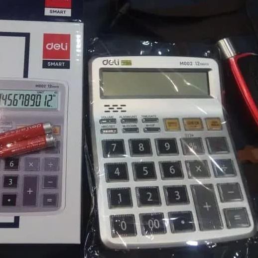 

✮ Kalkulator Suara 12 Digit M00210 DELI ➴