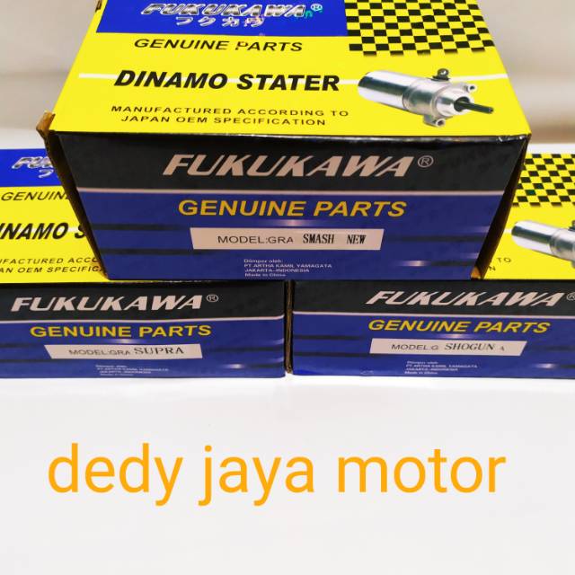 Dinamo stater shogun, smash new, supra fukukawa genuine parts berkualitas terjamin