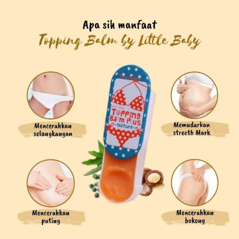 Pemutih Selangkangan Dan Bokong Strechmark Selulit Ampuh Original Ketiak Puting Topping Balm Plus Original By Little Baby Thailand