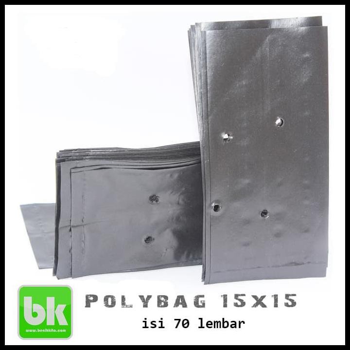 7QOL POLYBAG SEMAI UKURAN 15X15 ECERAN/LEMBAR QMT6