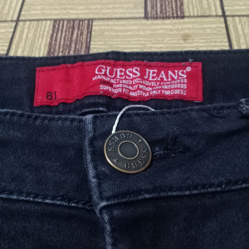 PRELOVED ORIGINAL GUESS JEANS hitam