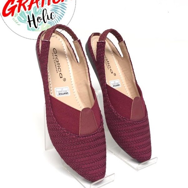 SEPATU SENDAL WANITA TERBARU/SEPATU TALI BELAKANG/FLAT SHOES WANITA NEW CORINA/SEPATU KEKINIAN/NEW FLAT SHOES/SLIP ON/FLAT SHOES GRATICA