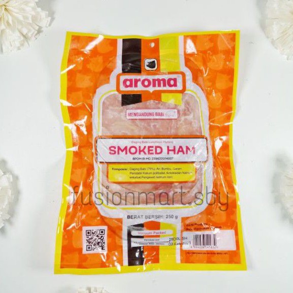 Smoked Ham Pork Aroma/ Daging Ham Babi Asap