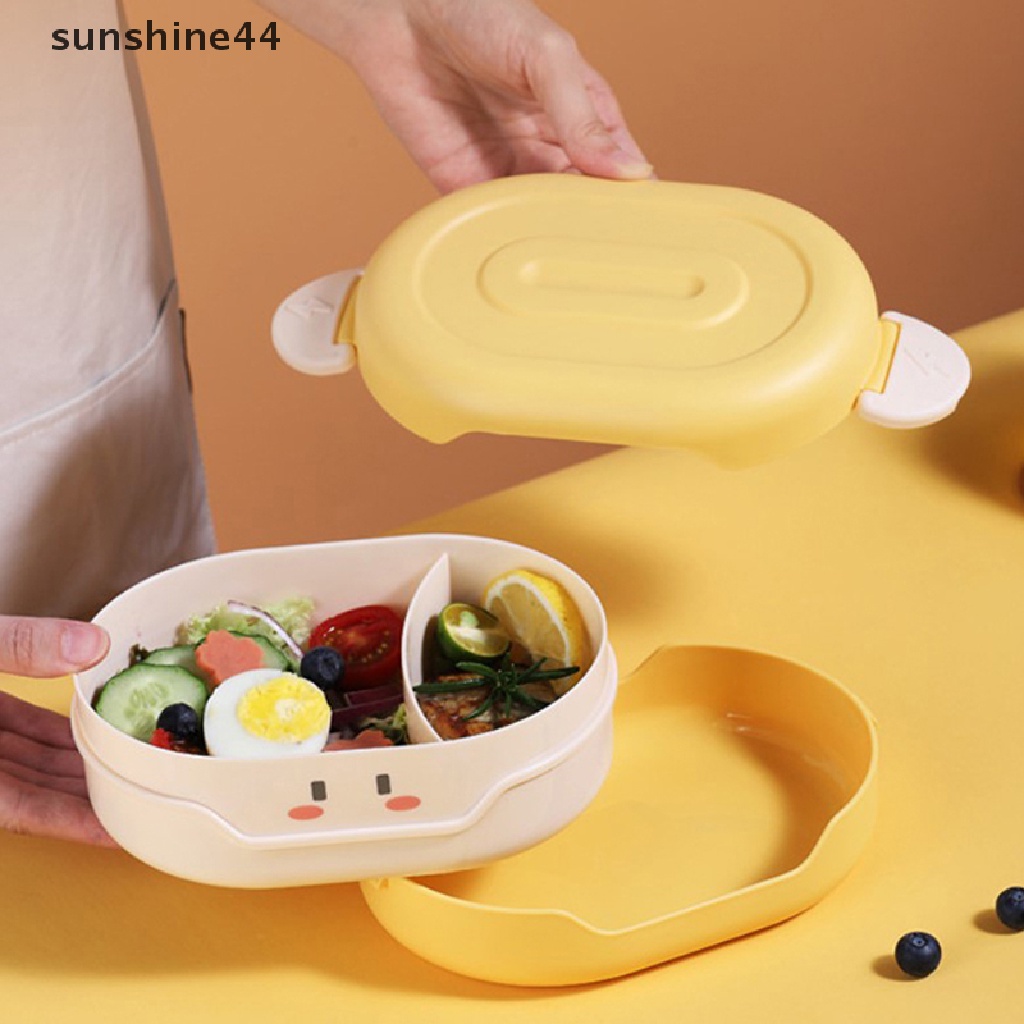 Sunshine Kotak Makan Siang 780ml Motif Kartun Anime Warna-Warni Untuk Anak Sekolah