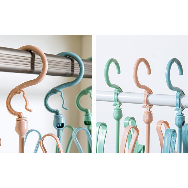 Adda Home - Hanger Gantungan Sepatu Jemuran Hiljab Serbaguna - Warna Random