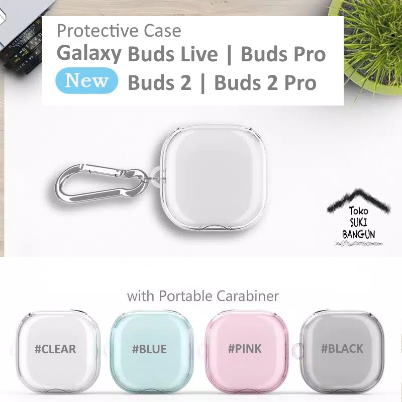 Casing Samsung Galaxy Buds2 Pro / Buds2 / Buds Live / Buds Pro Case PASTEL CLEAR Silicone BLC-014