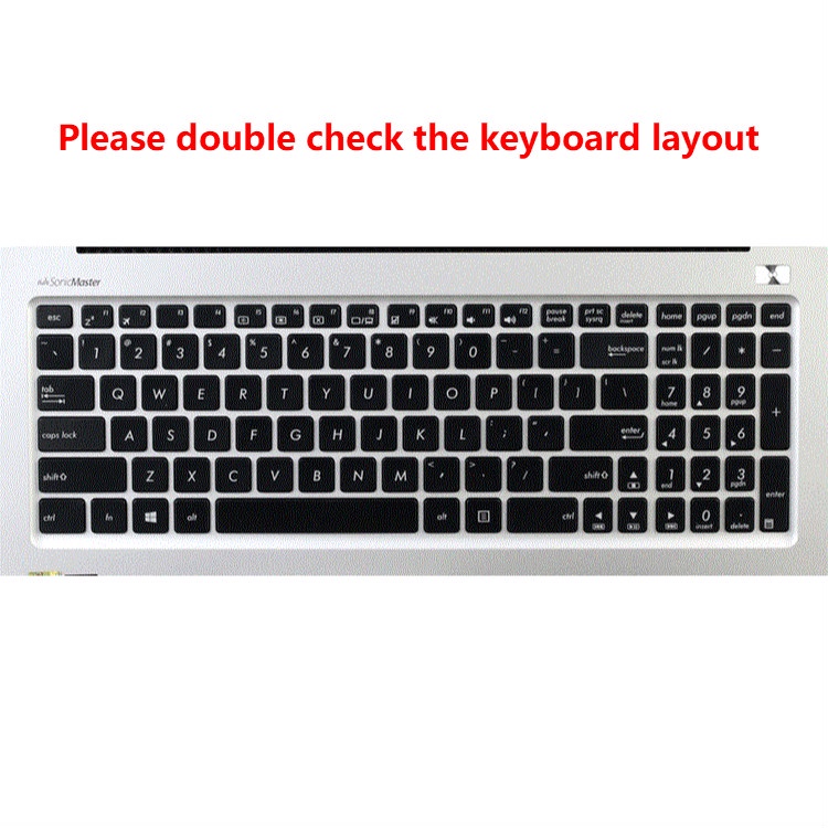 For 15.6 Inches ASUS A550L X542UA F542UF  Soft Ultra-thin Silicone Laptop Keyboard Cover Protector