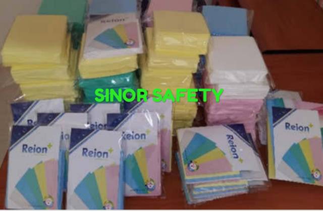 REION 1 Pack Isi 3 Kain Lap Anti Bakteri Hygienis Daya Serap Tinggi