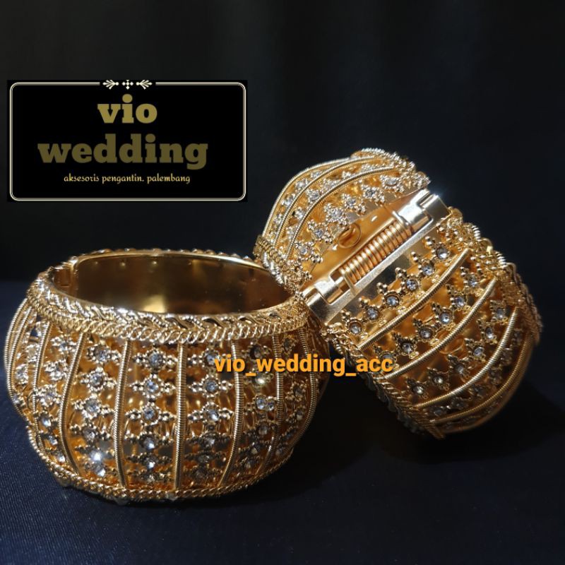 1psng Gelang silver /gold pengantin