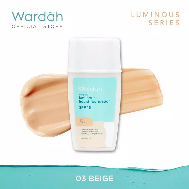 WARDAH EVERYDAY LUMINOUS LIQUID FOUNDATION 35 ML New Package