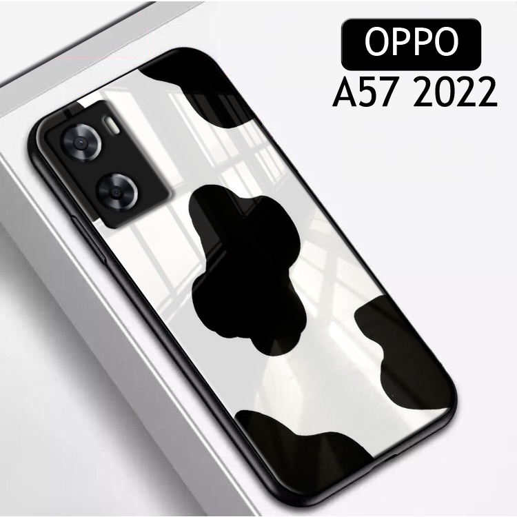 (SC77) Softcase Glass Kaca A57 2022 - Kesing Hp - Softcase Glass Hp  A57 2022 - Softcase Kaca A57 20