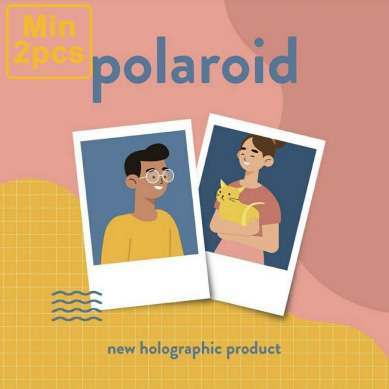 

The HoloGrail Holographic Polaroid / Foto Kekinian/ Souvenir/ Hadiah/ Custom/ Hologram /3D 10 x 8 cm