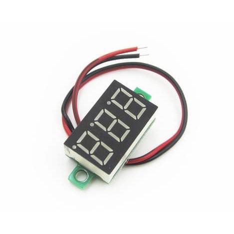 Mini Digital VoltMeter 0.36" Frameless Volt Meter Digital DC 0.36 inch Tanpa Frame