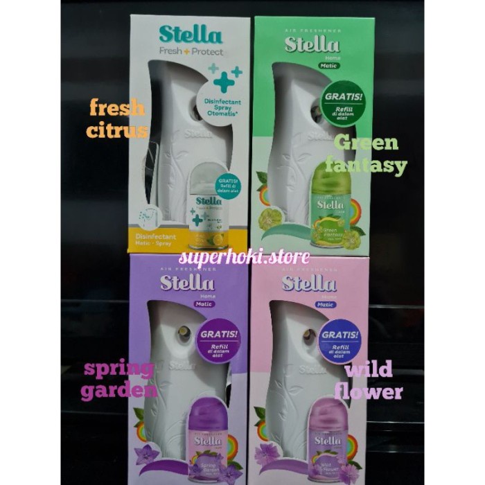 Dispenser Pengharum Ruangan Otomatis Alat Stella Matic Refil