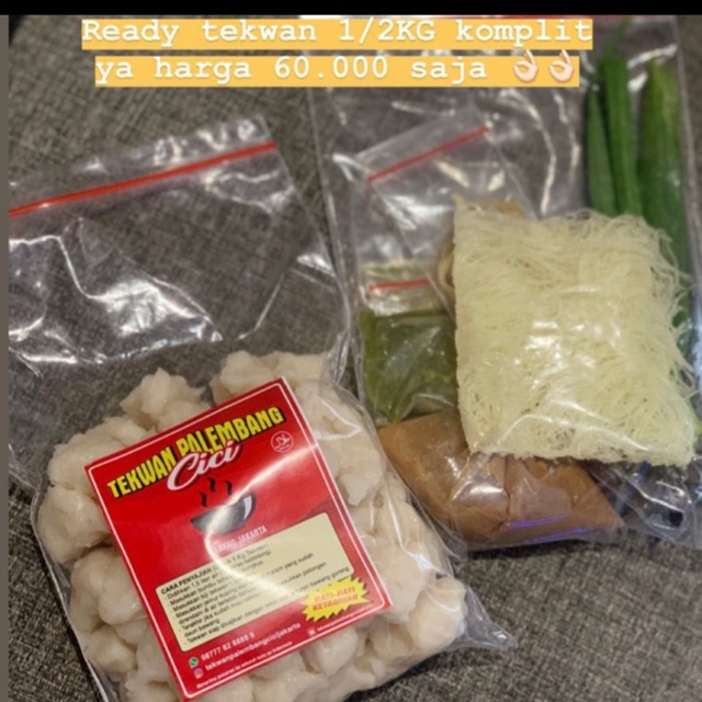 

Tekwan komplit 1/2 KG