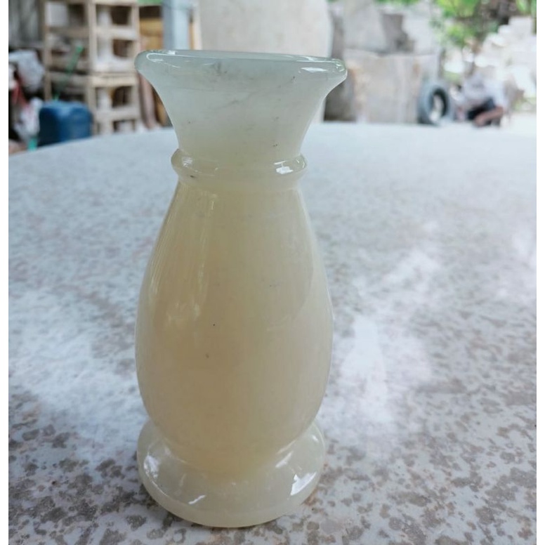 Vas Bunga Batu Onyx