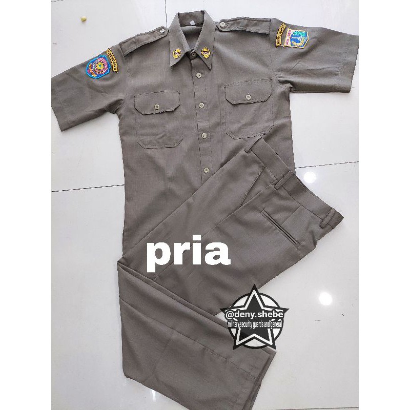 SERAGAM baju PDH POL PP pria dan wanita