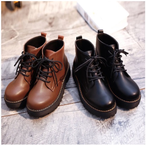 Sepatu Boots Martin DEWASA Model British  Sepatu boots DEWASA HITAM COKLAT IMPORT