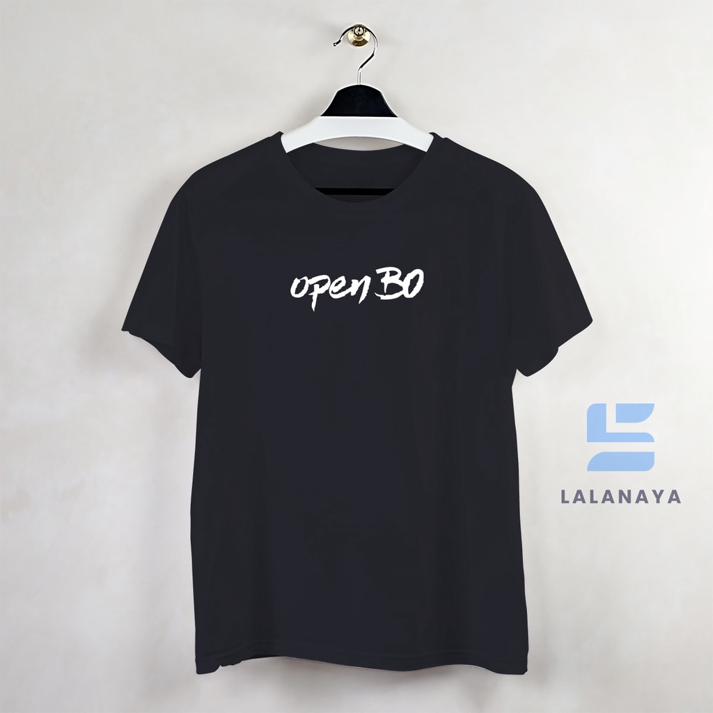Baju Kaos Pria Distro Kata Open BO Dewasa Keren Murah Berkualitas Tshirt Cowok Cewek